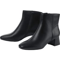 ESMARA® Damen Stiefeletten, mit seitlichen Reißverschlüssen (Schwarz, 36)