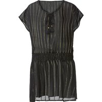 ESMARA® Damen Strandtunika (schwarz/silber/gold, L(44/46))