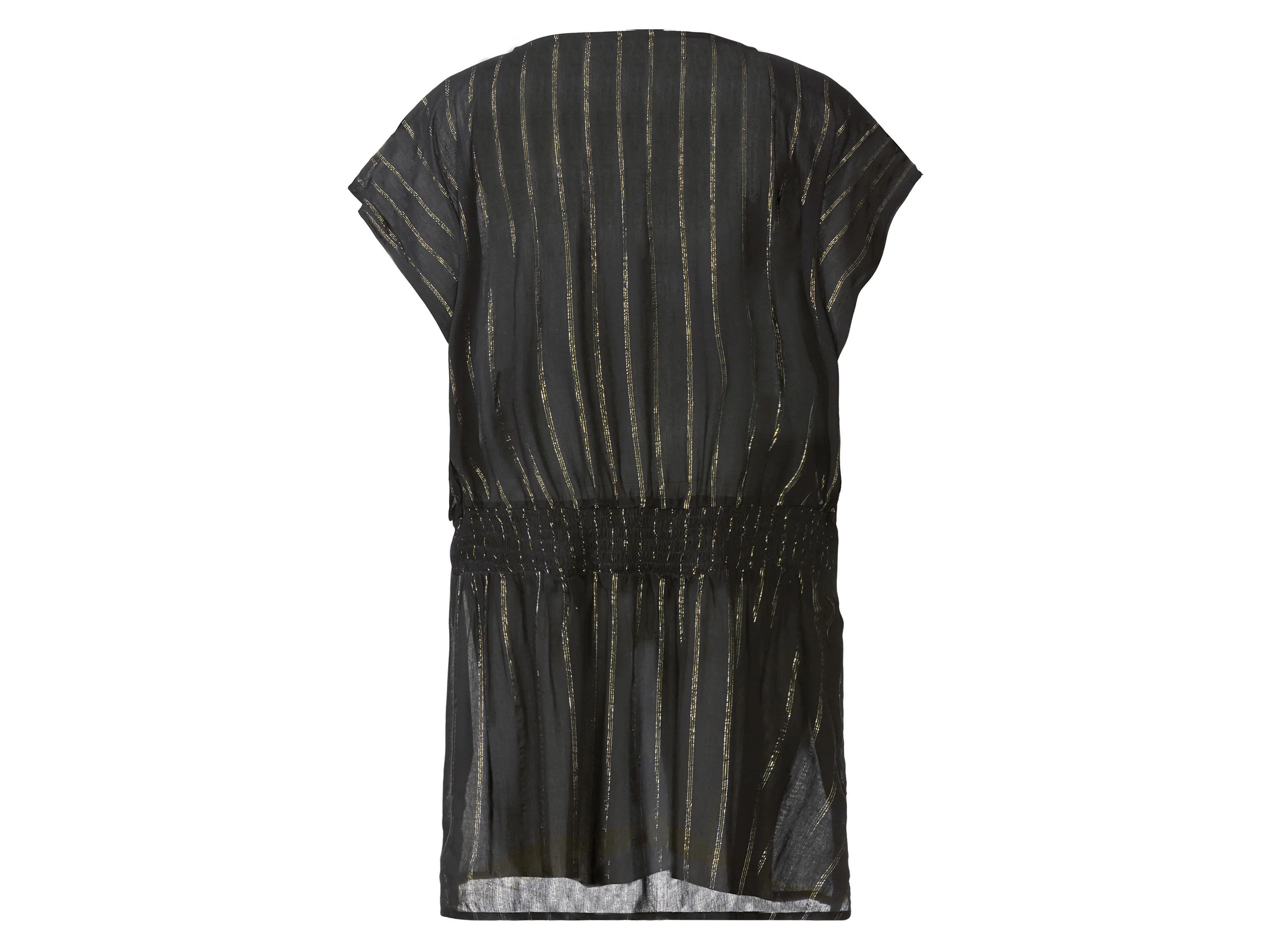 ESMARA® Damen Strandtunika (schwarz/silber/gold, L(44/46)) – Bild 3 von 3
