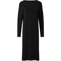 ESMARA® Damen Strickkleid, mit langen Ärmeln (Schwarz, S(36/38))