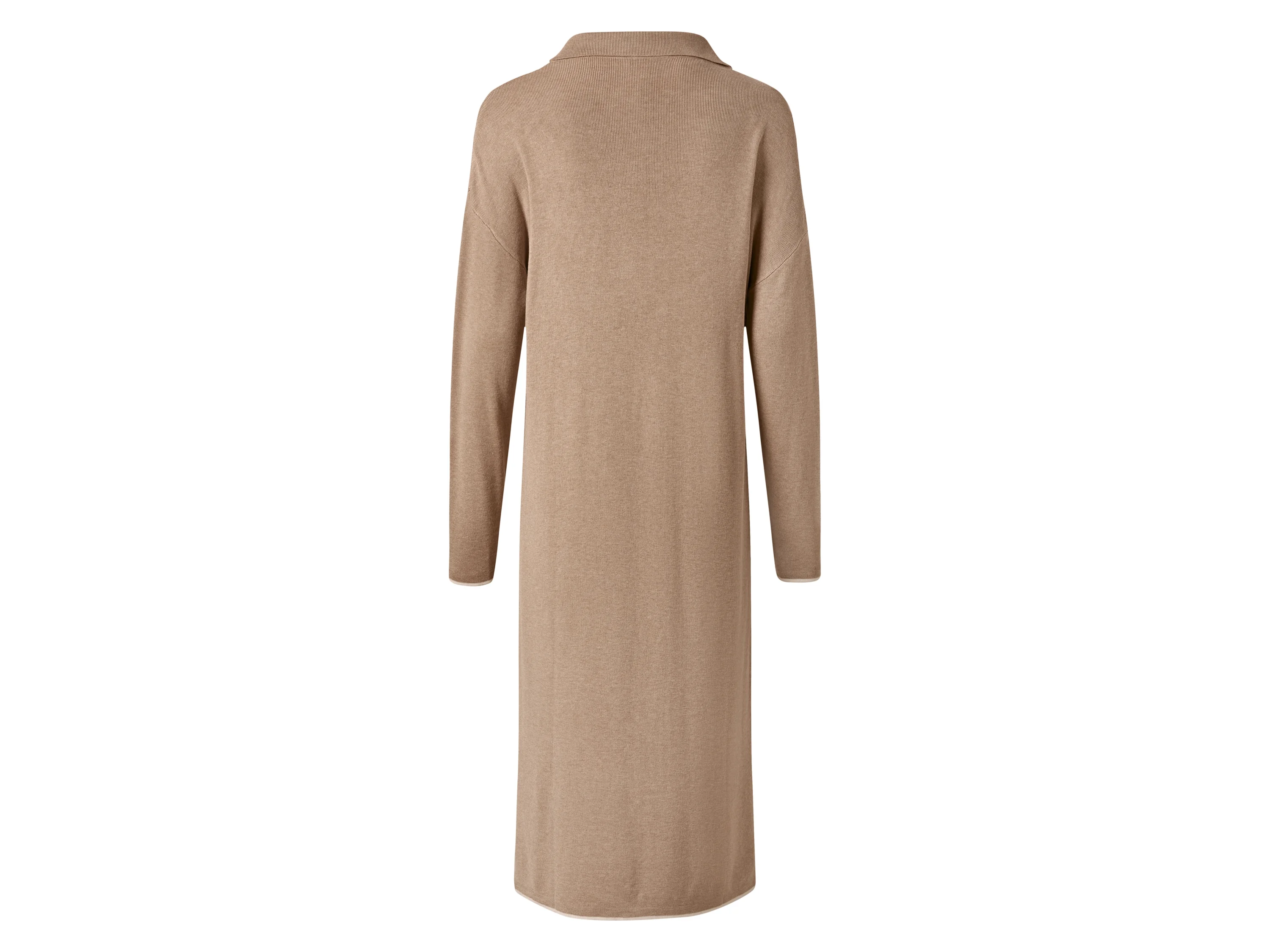 ESMARA® Damen Strickkleid, mit langen Ärmeln (Beige, S(36/38)) – Bild 3 von 4