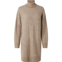 ESMARA® Damen Strickkleid (Beige, S(36/38))