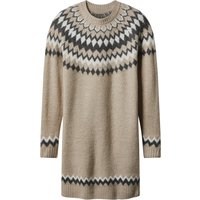 ESMARA® Damen Strickkleid (Beige, S(36/38))