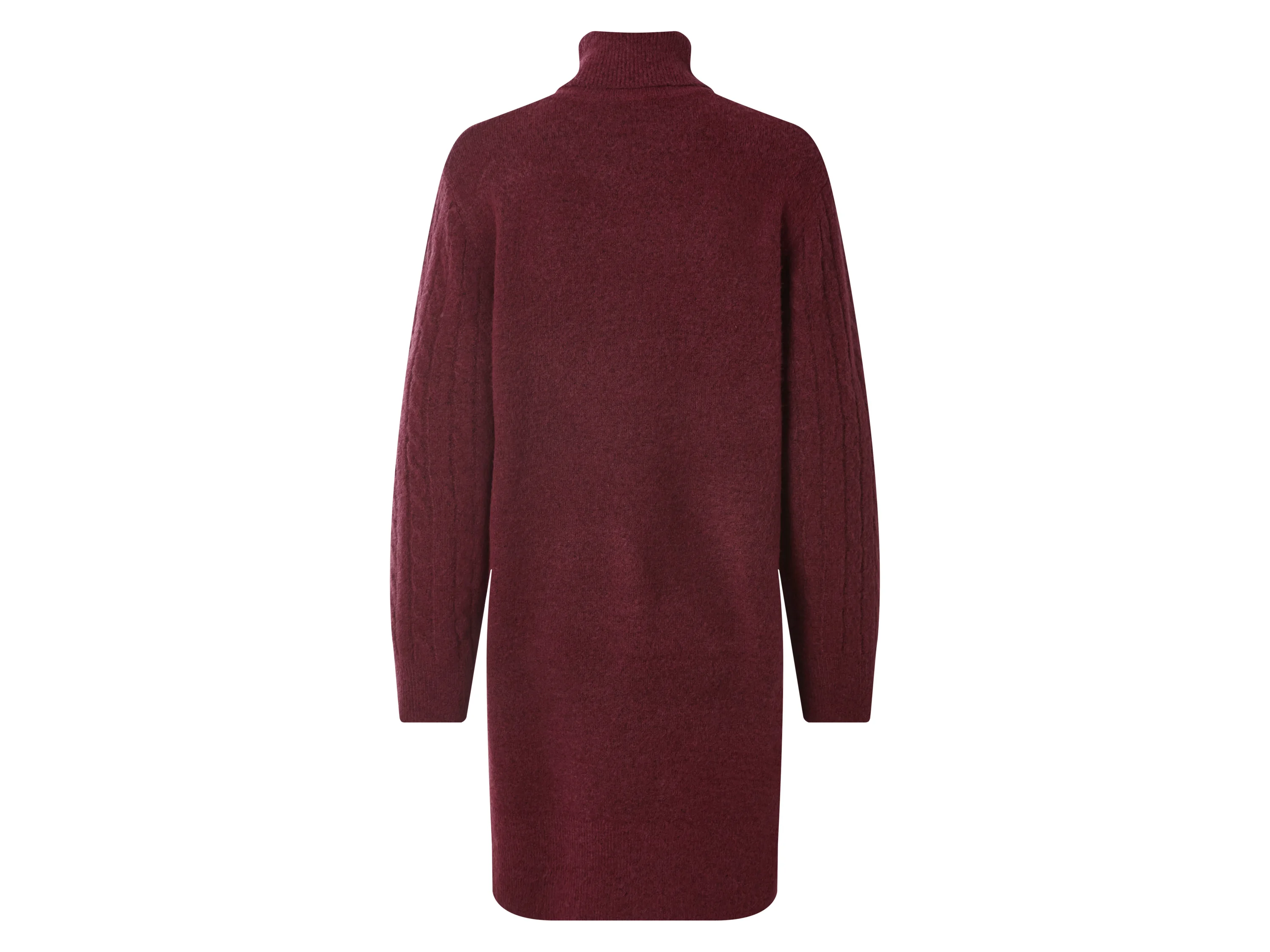 ESMARA® Damen Strickkleid (Bordeaux, S(36/38)) – Bild 3 von 3