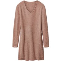 ESMARA® Damen Strickkleid Rippe (Kupfer, S(36/38))