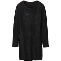 ESMARA® Damen Strickkleid Rippe (Schwarz, S(36/38))