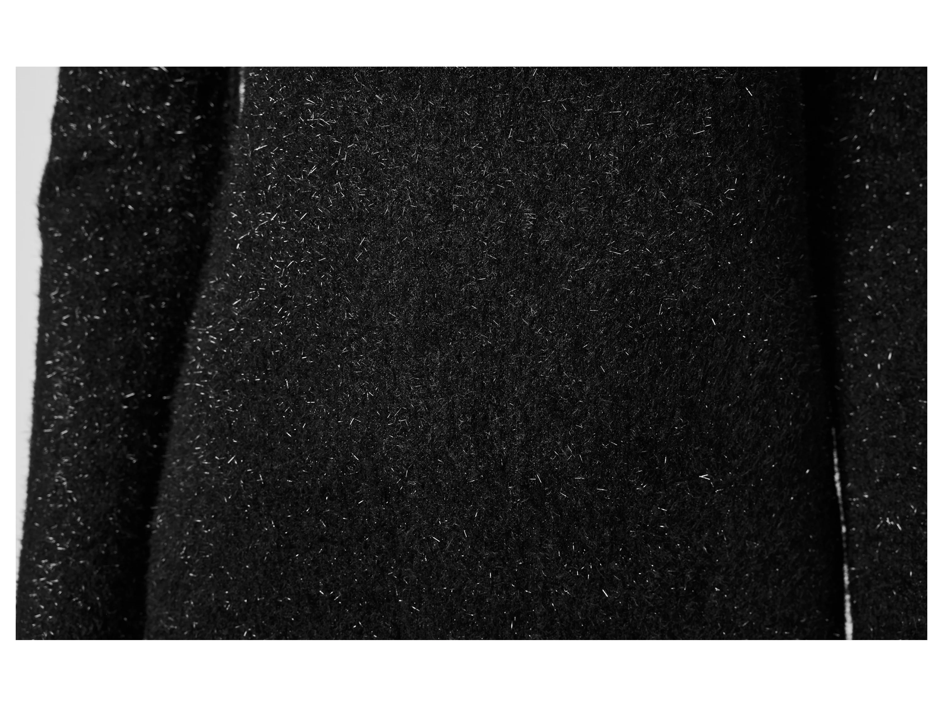 ESMARA® Damen Strickkleid Rippe (Schwarz, L(44/46)) – Bild 4 von 4