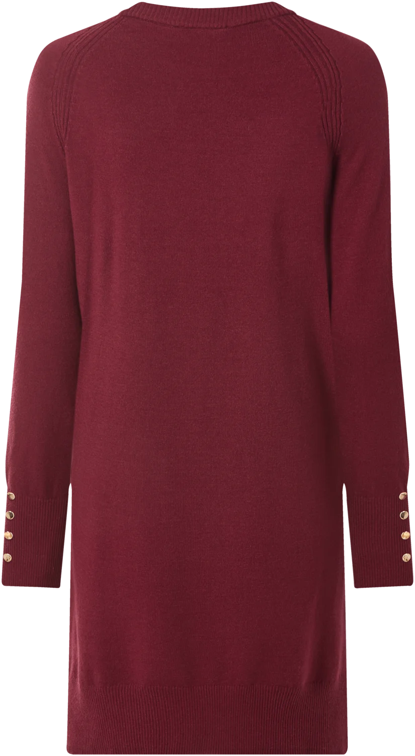 ESMARA® Damen Strickkleid (Rot, S(36/38)) – Bild 3 von 4