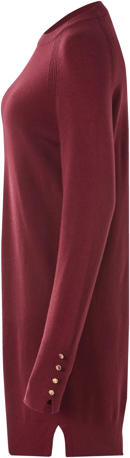 ESMARA® Damen Strickkleid (Rot, XS(32/34)) – Bild 4 von 4