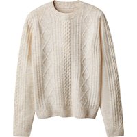 ESMARA® Damen Strickpullover (Beige, XS (32/34))