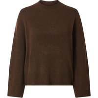 ESMARA® Damen Strickpullover (Braun, XS(32/34))