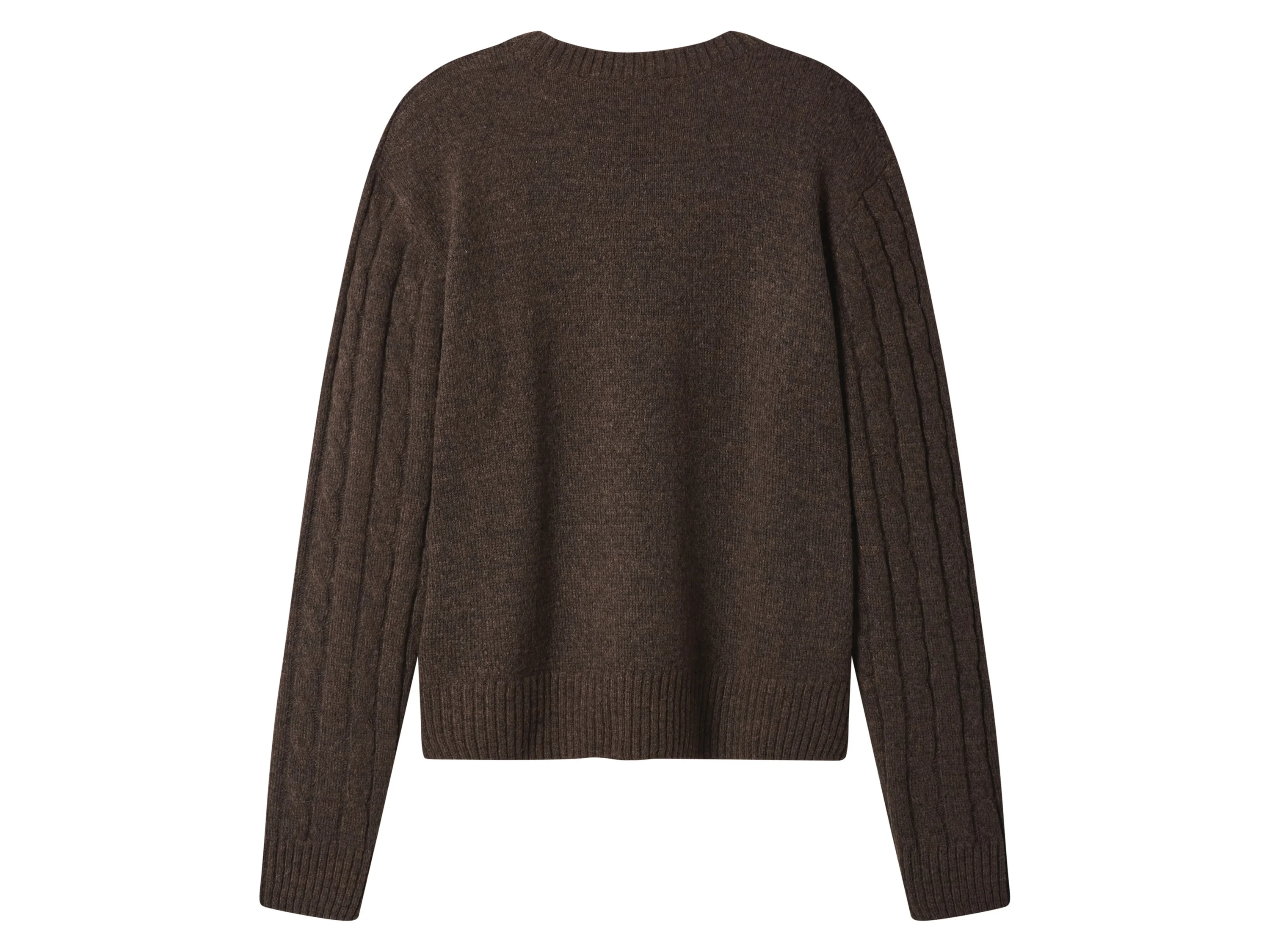 ESMARA® Damen Strickpullover (Braun, XS(32/34)) – Bild 3 von 3