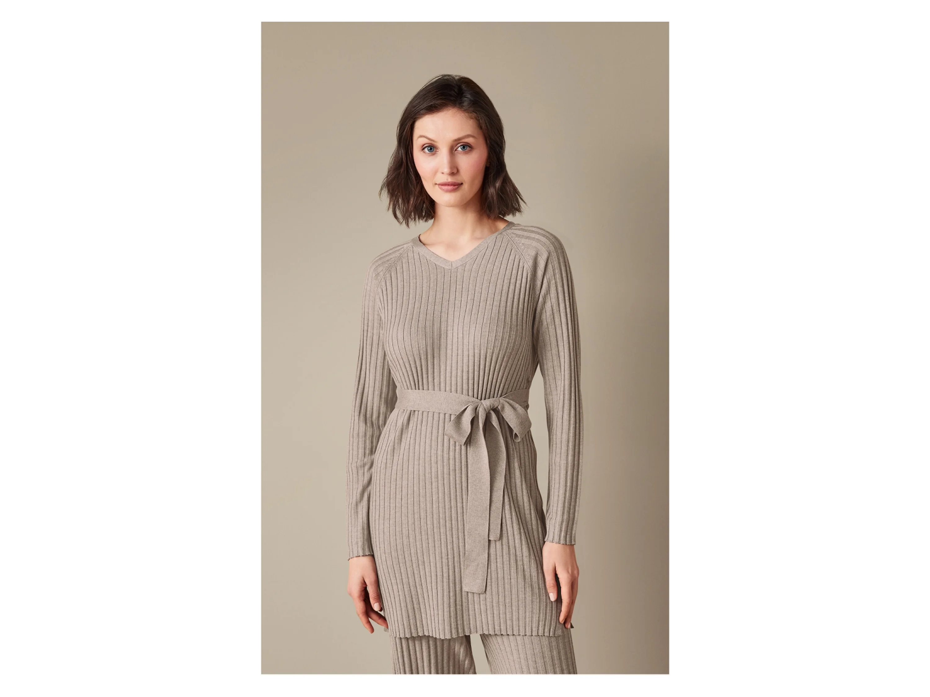 ESMARA® Damen Strickpullover (Hellbraun, XL(48/50)) – Bild 4 von 4