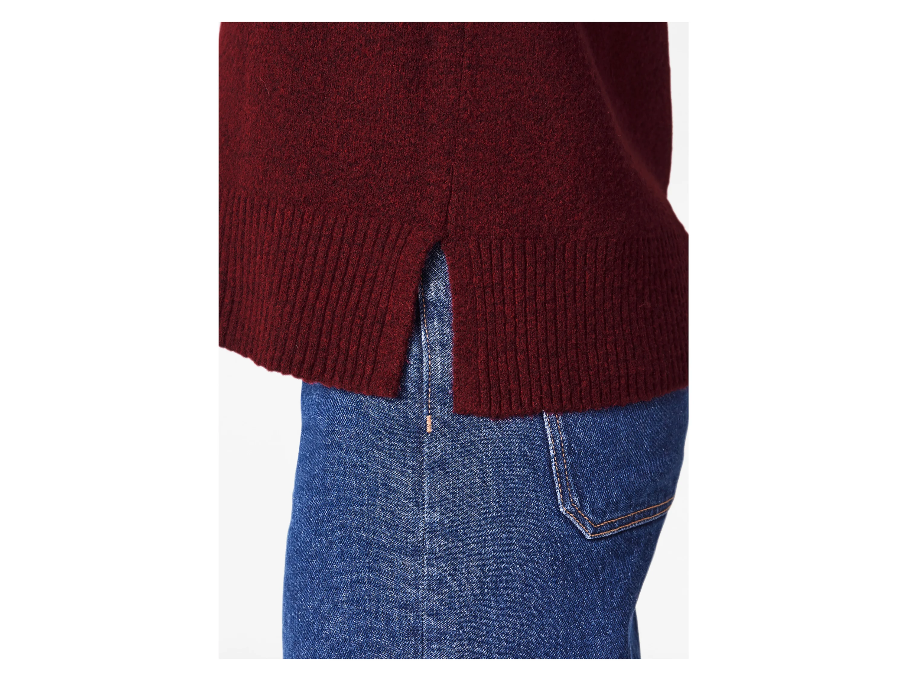 ESMARA® Damen Strickpullover (Rot, L(44/46)) – Bild 3 von 4