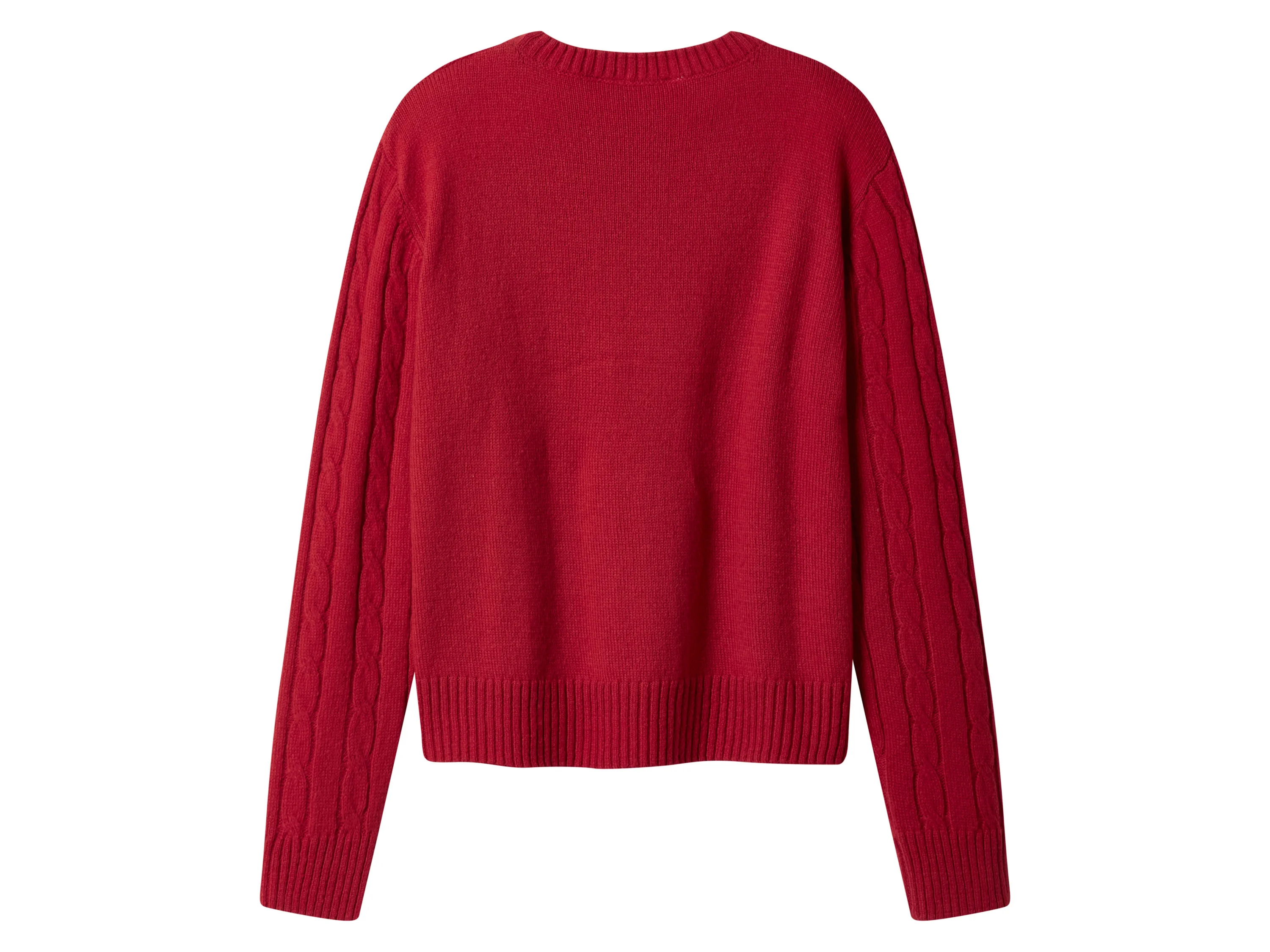 ESMARA® Damen Strickpullover (Rot, XS(32/34)) – Bild 3 von 3