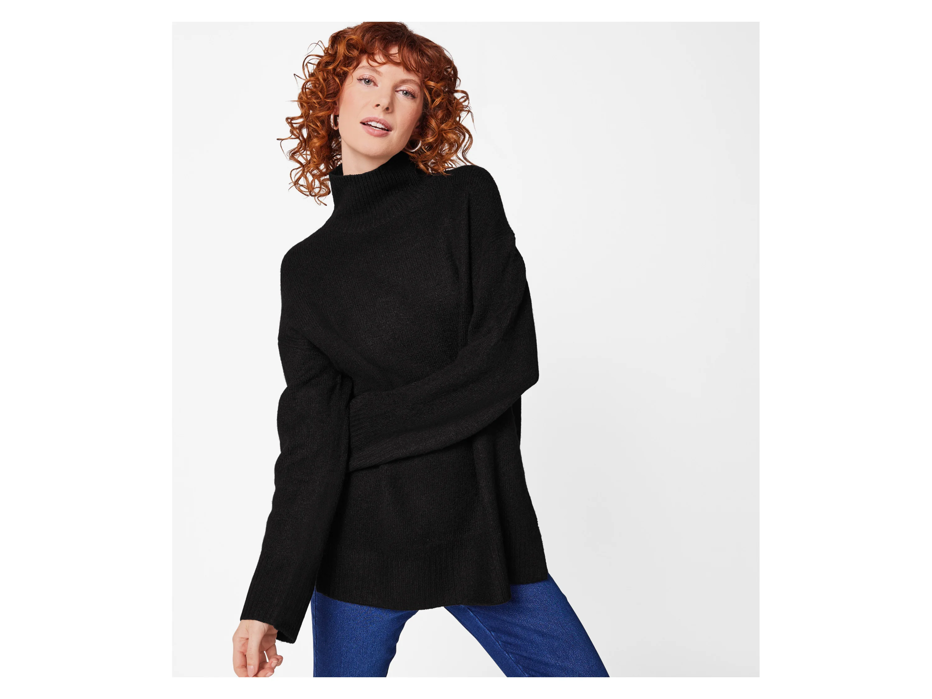 ESMARA® Damen Strickpullover (Schwarz, XS(32/34)) – Bild 2 von 4