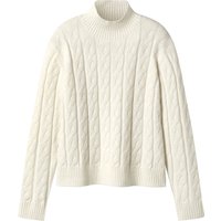 ESMARA® Damen Strickpullover (Weiß, XS(32/34))