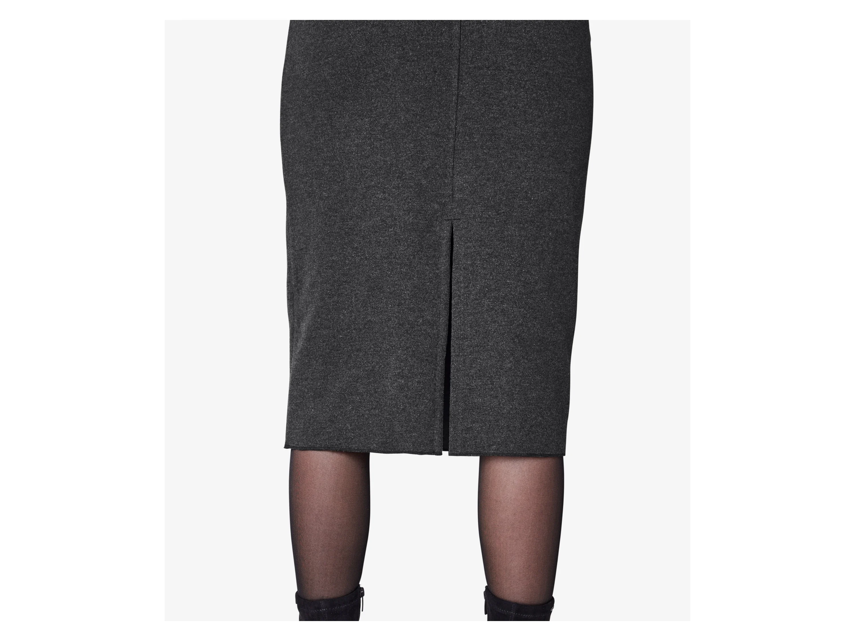 ESMARA® Damen Strickrock (Schwarz, XS(32/34)) – Bild 4 von 4