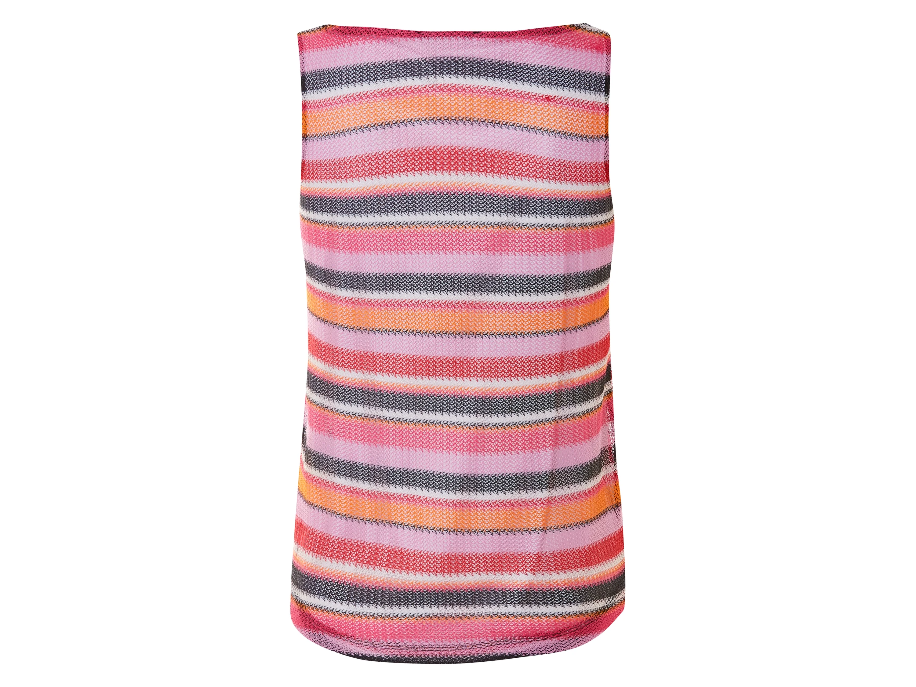 ESMARA® Damen Stricktop, mit leicht verlängerter Rückseite (rot/pink/orange, 38) – Bild 3 von 4