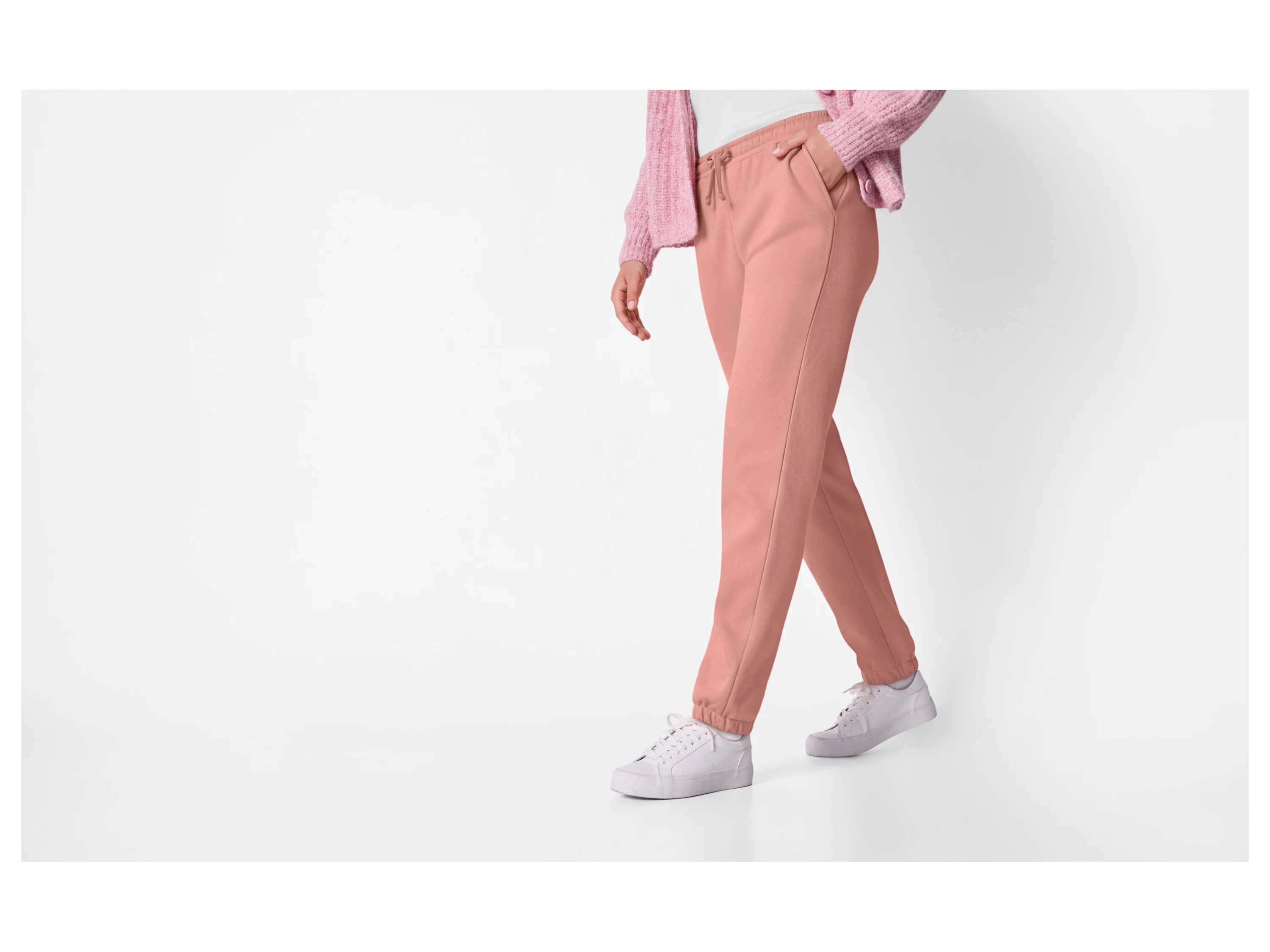 ESMARA® Damen Sweathose (Rose, M(40/42)) – Bild 2 von 3