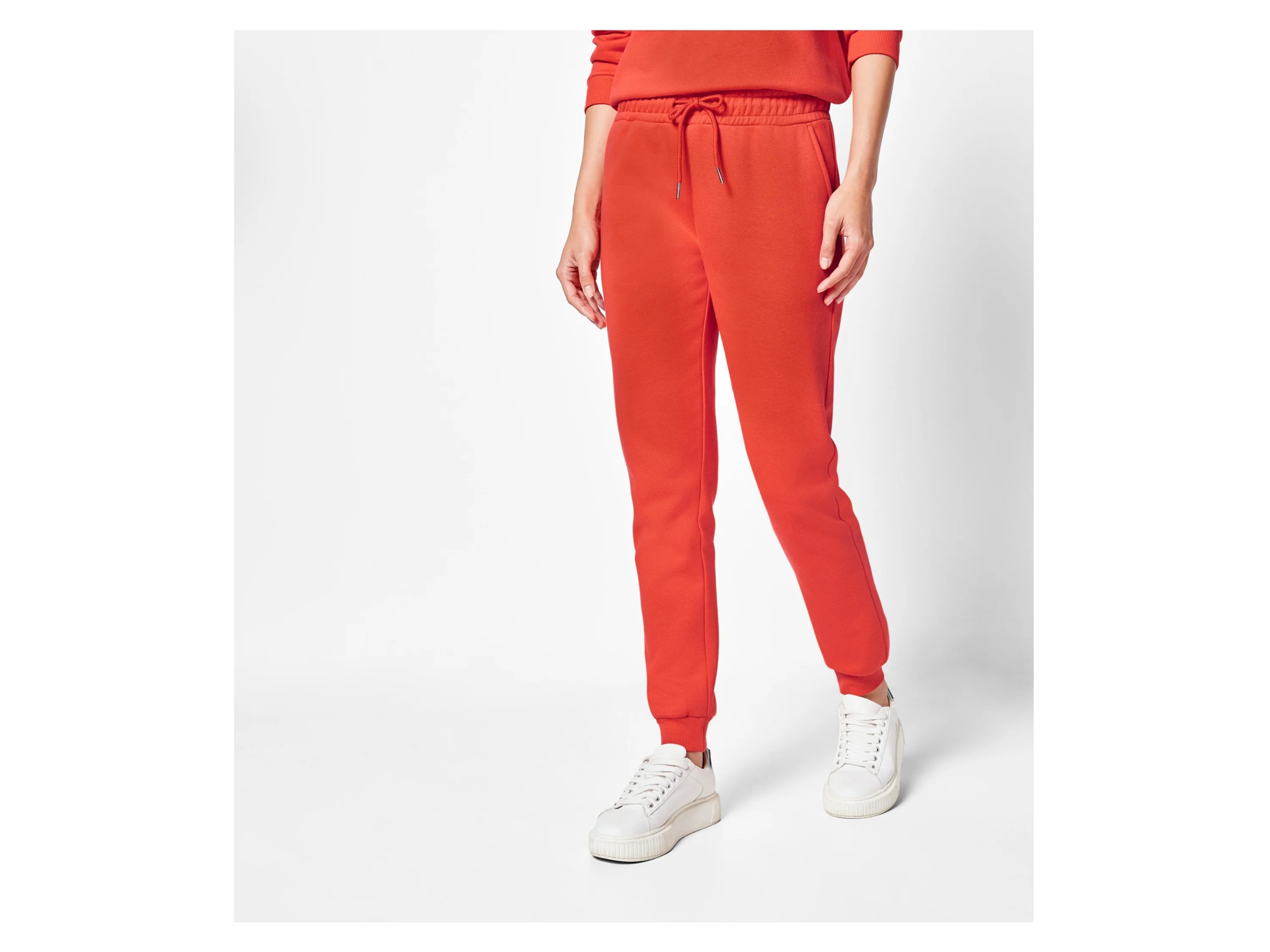 ESMARA® Damen Sweathose (Rot, L (44/46)) – Bild 2 von 3