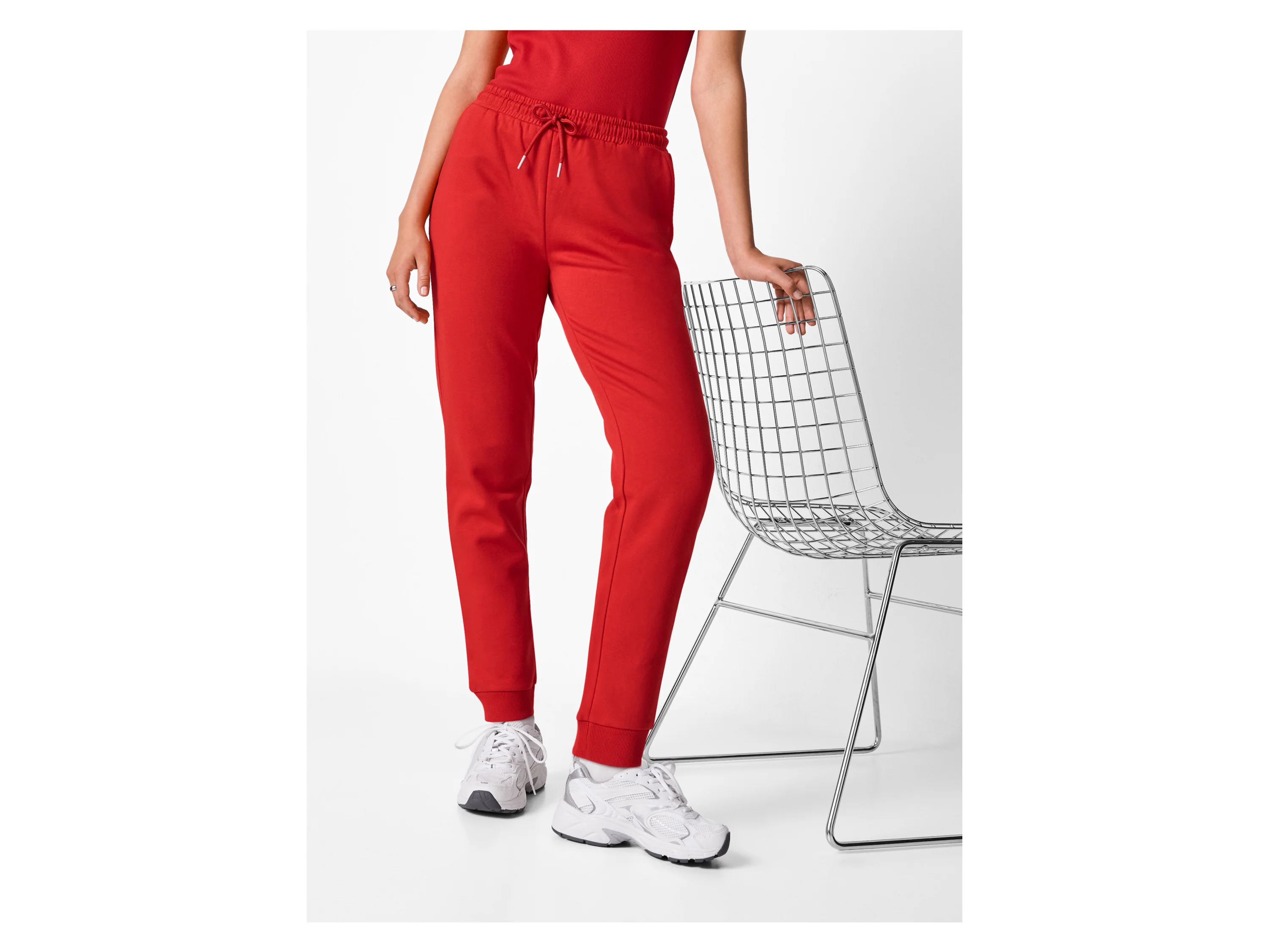 ESMARA® Damen Sweathose (Rot, S(36/38)) – Bild 2 von 3
