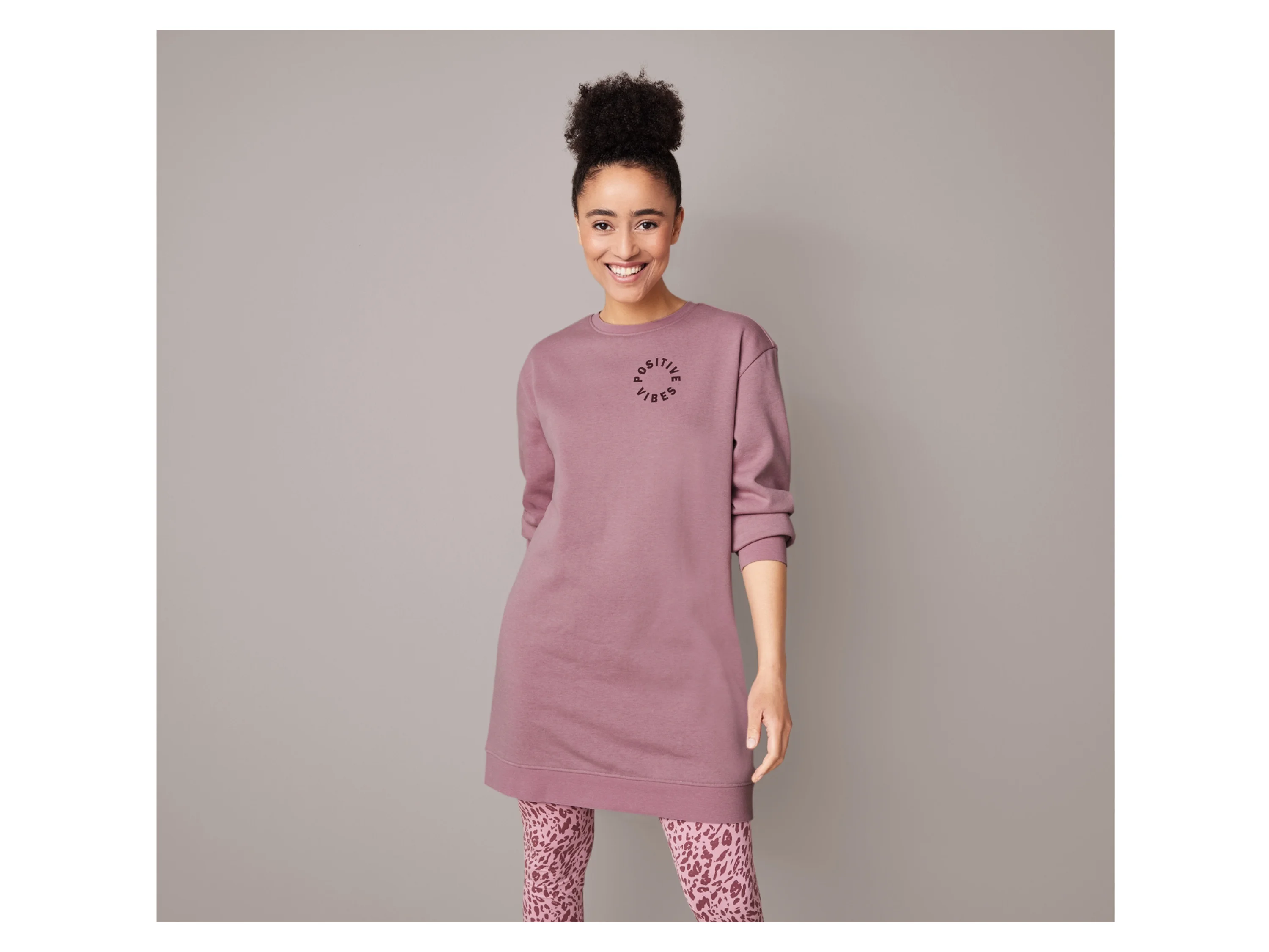 ESMARA® Damen Sweatkleid (Pink, S(36/38)) – Bild 2 von 4