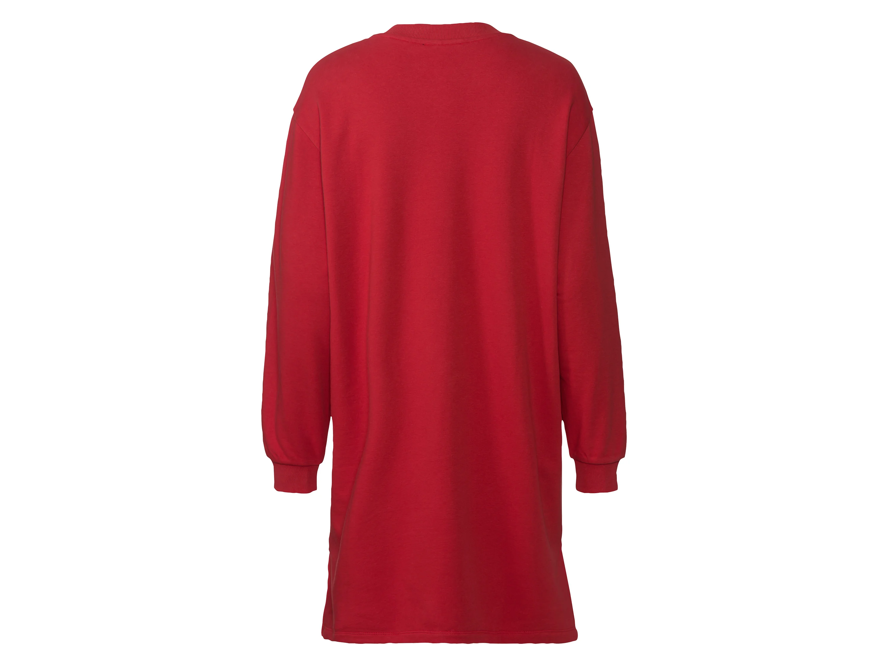 ESMARA® Damen Sweatkleid (Rot, XS(32/34)) – Bild 4 von 4