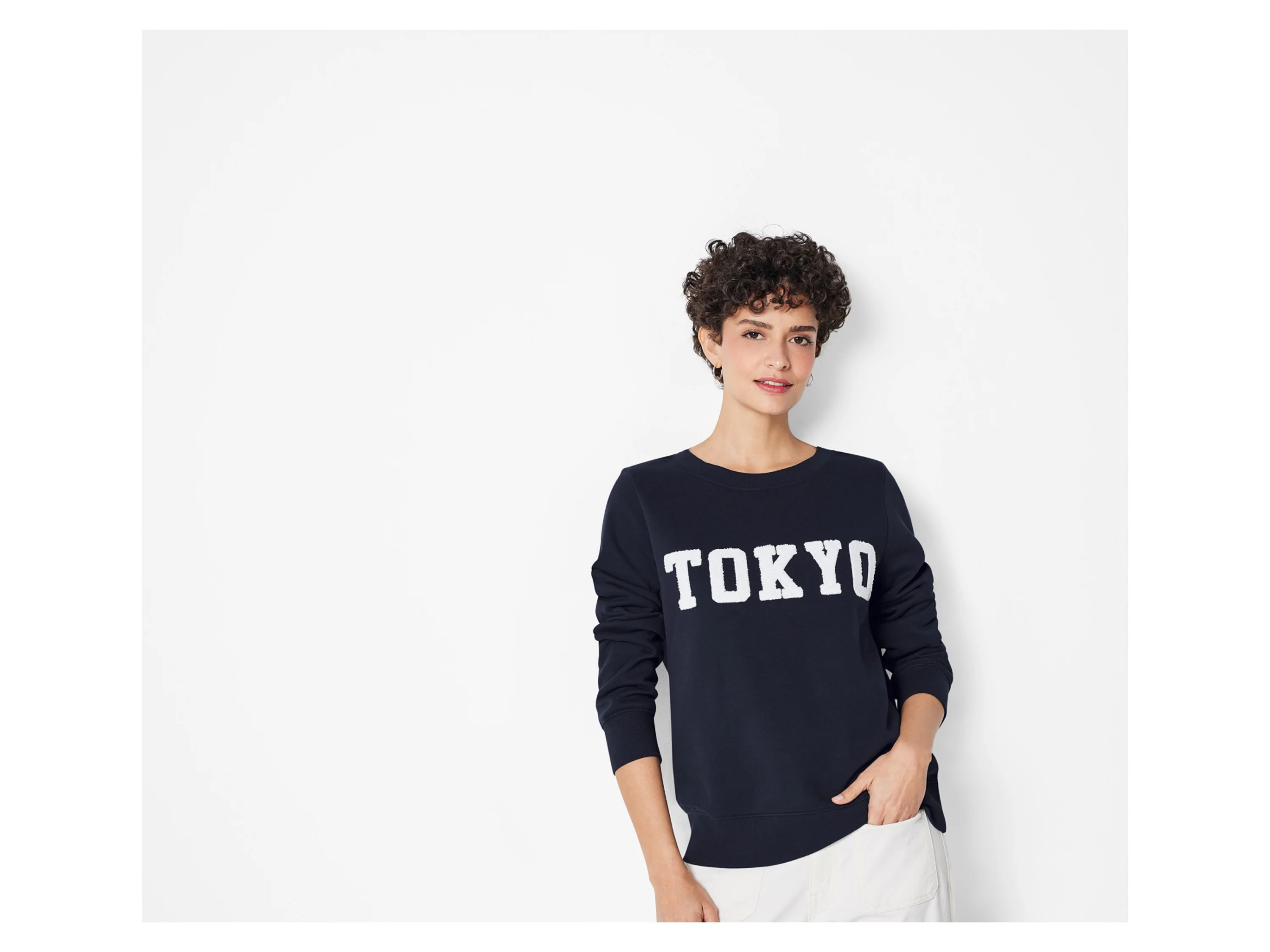 ESMARA® Damen Sweatpullover (Navy, S(36/38)) – Bild 2 von 4