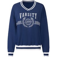 ESMARA® Damen Sweatpullover Oversized (Navy, XS(32/34))