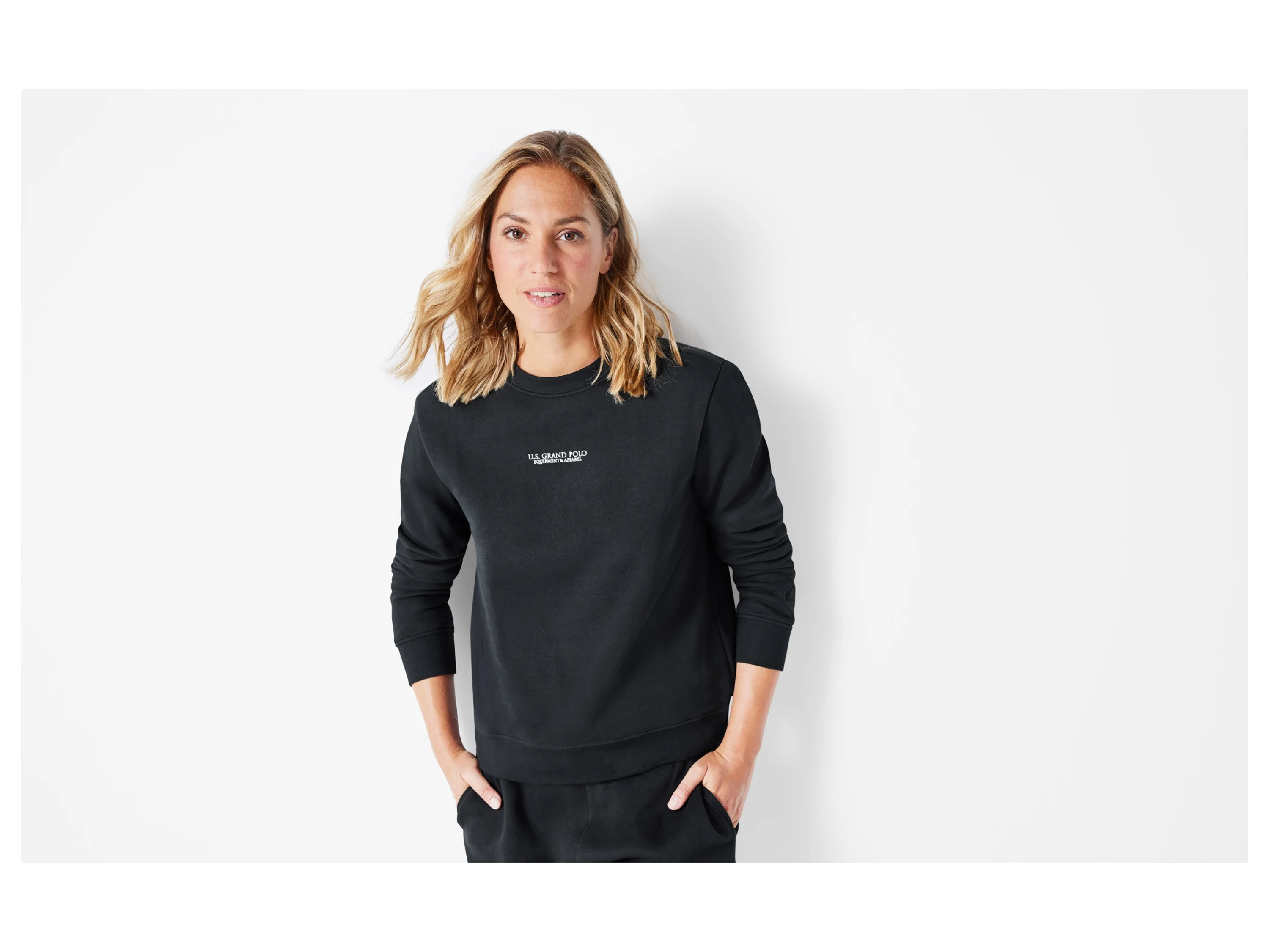 ESMARA® Damen Sweatpullover (Schwarz, S (36/38)) – Bild 2 von 4