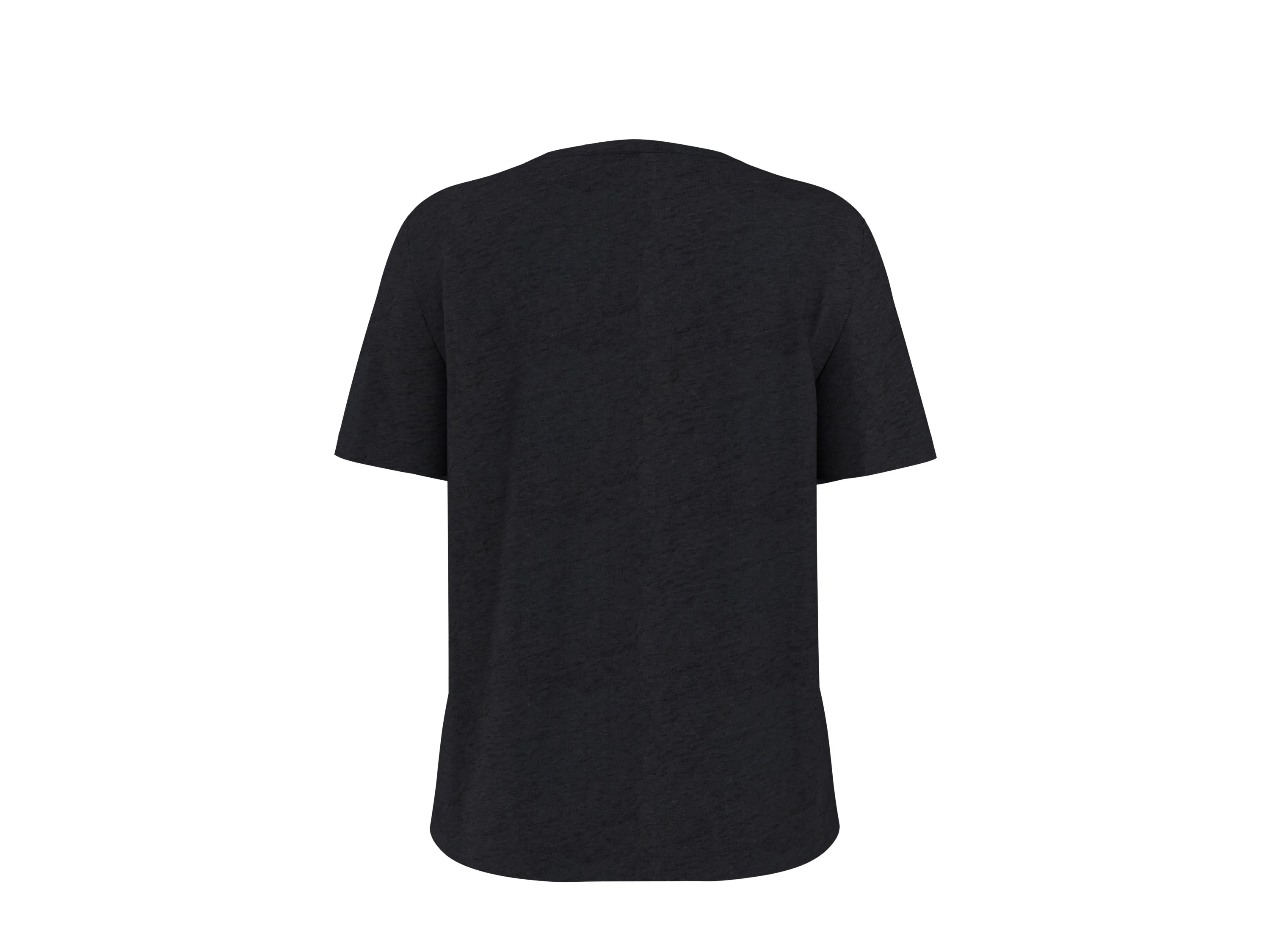 ESMARA® Damen T-Shirt mit Leinen (Schwarz, S(36/38)) – Bild 3 von 4