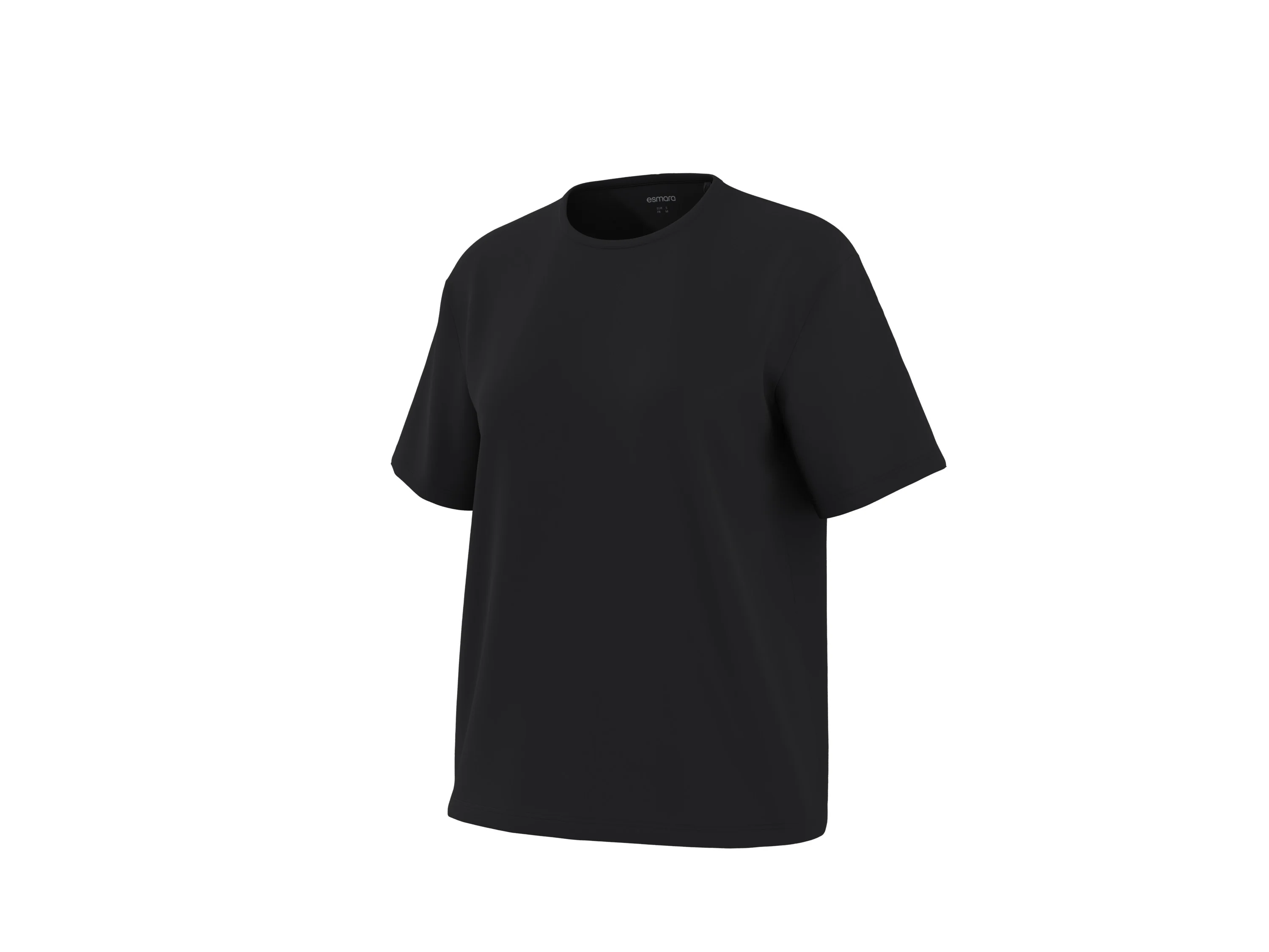 ESMARA® Damen T-Shirt (Schwarz, XS(32/34)) – Bild 3 von 4
