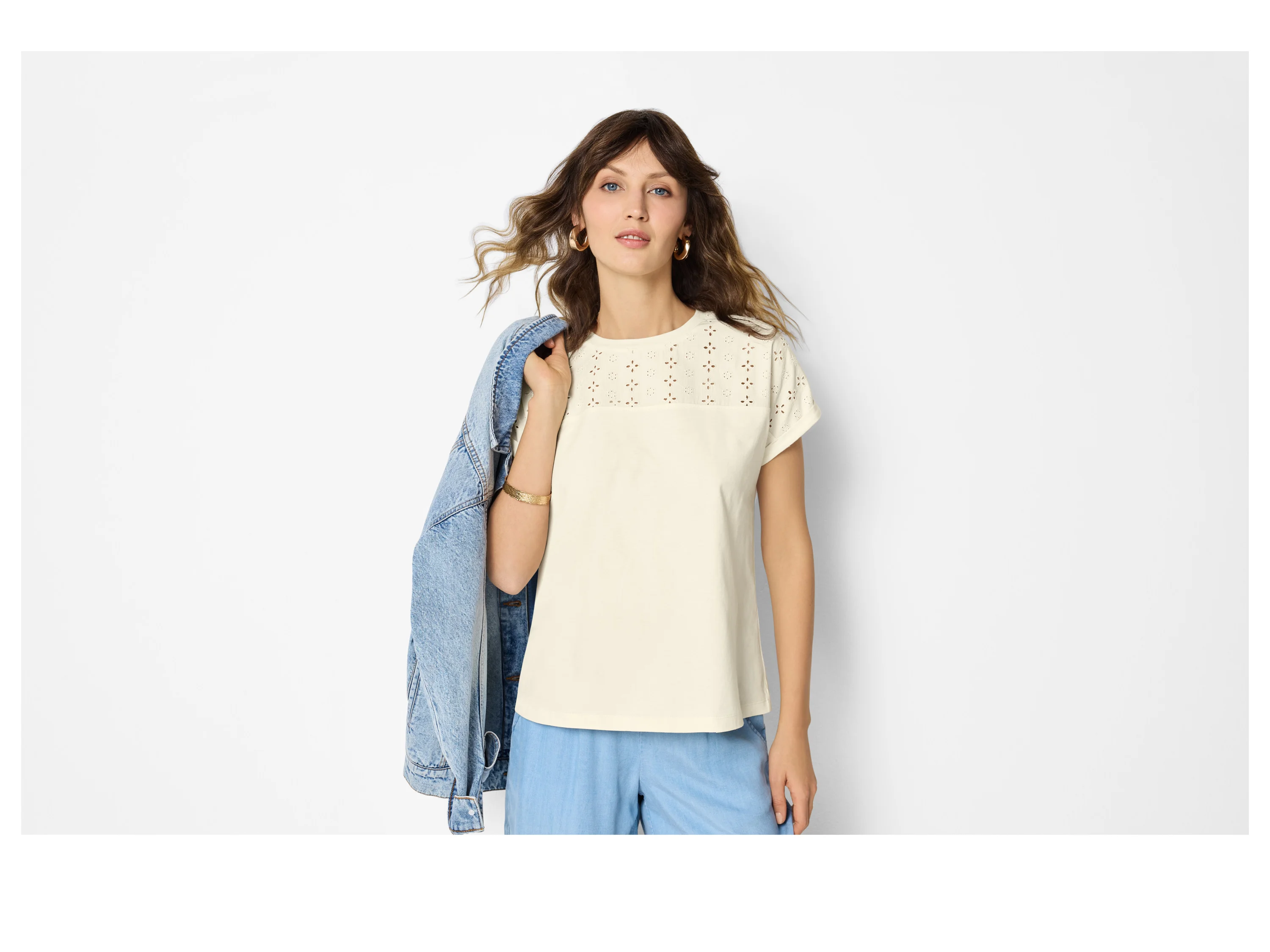 ESMARA® Damen T-Shirt (Weiß, S(36/38)) – Bild 2 von 4