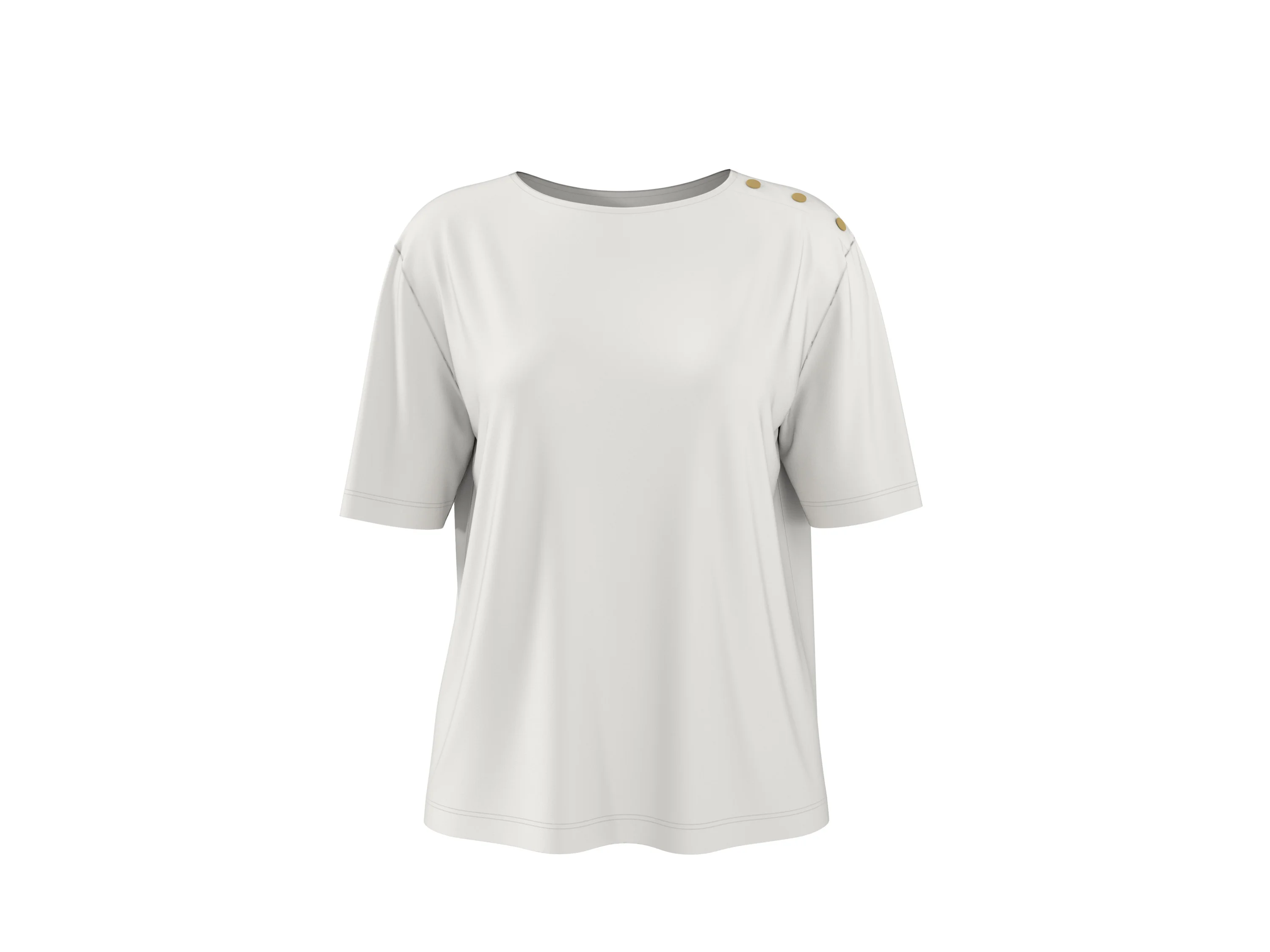 ESMARA® Damen T-Shirt (Weiß, XS(32/34)) – Bild 3 von 4
