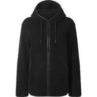 ESMARA® Damen Teddyfleece-Jacke (Schwarz, L (44/46))