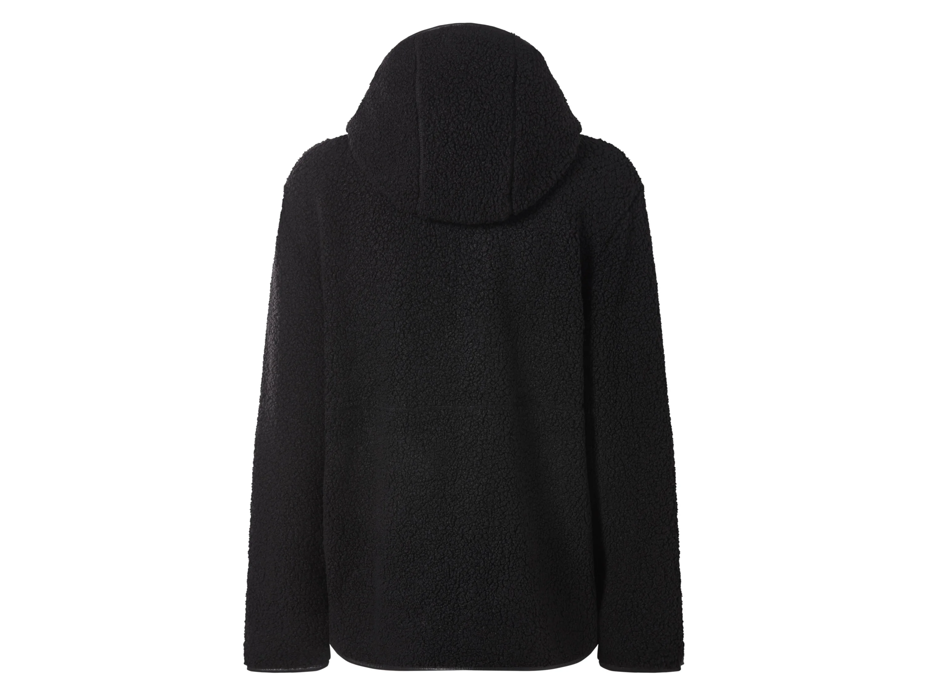 ESMARA® Damen Teddyfleece-Jacke (Schwarz, L (44/46)) – Bild 3 von 4