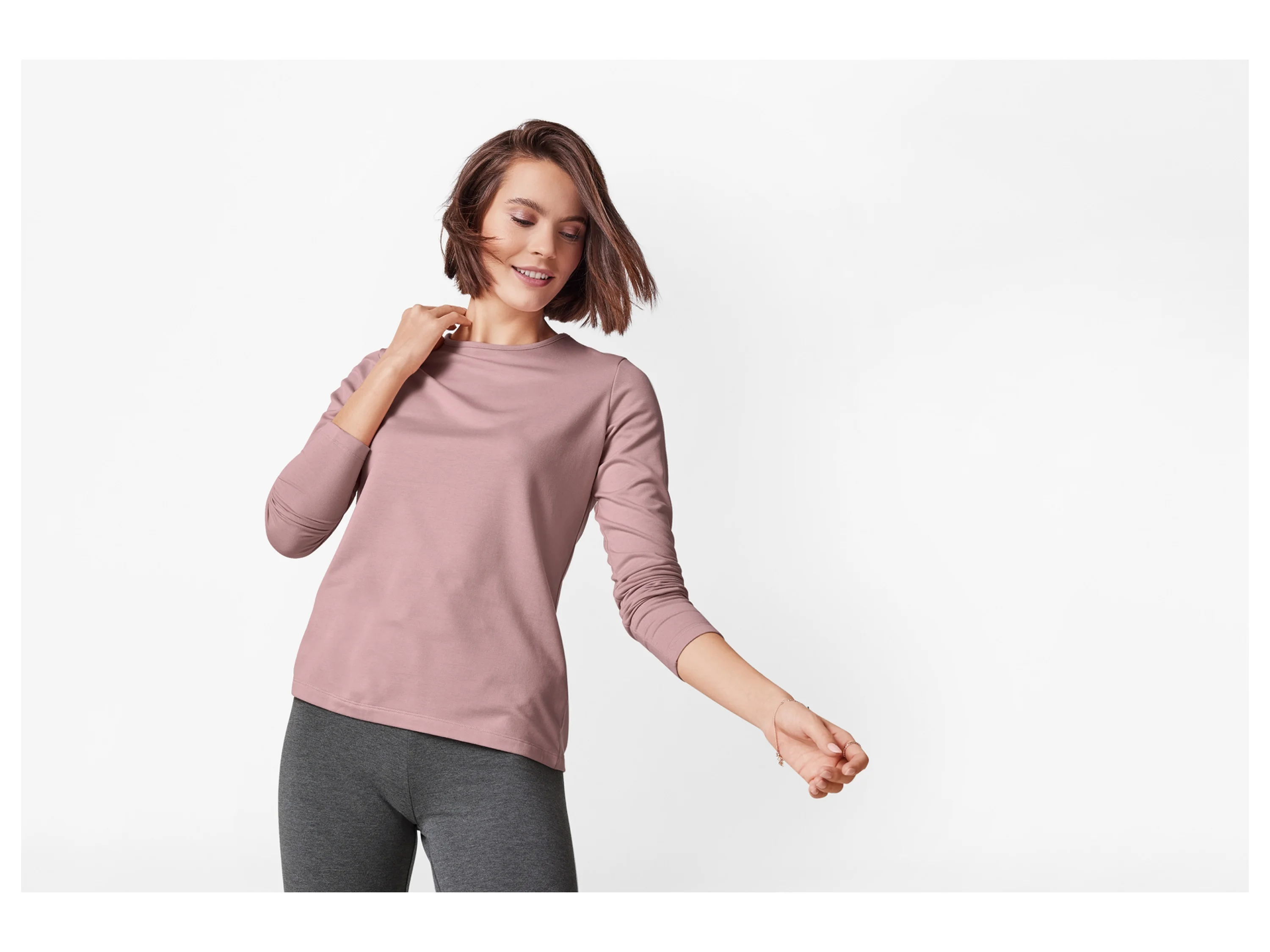 ESMARA® Damen Thermo-Langarmshirt (Rosa, S(36/38)) – Bild 2 von 3