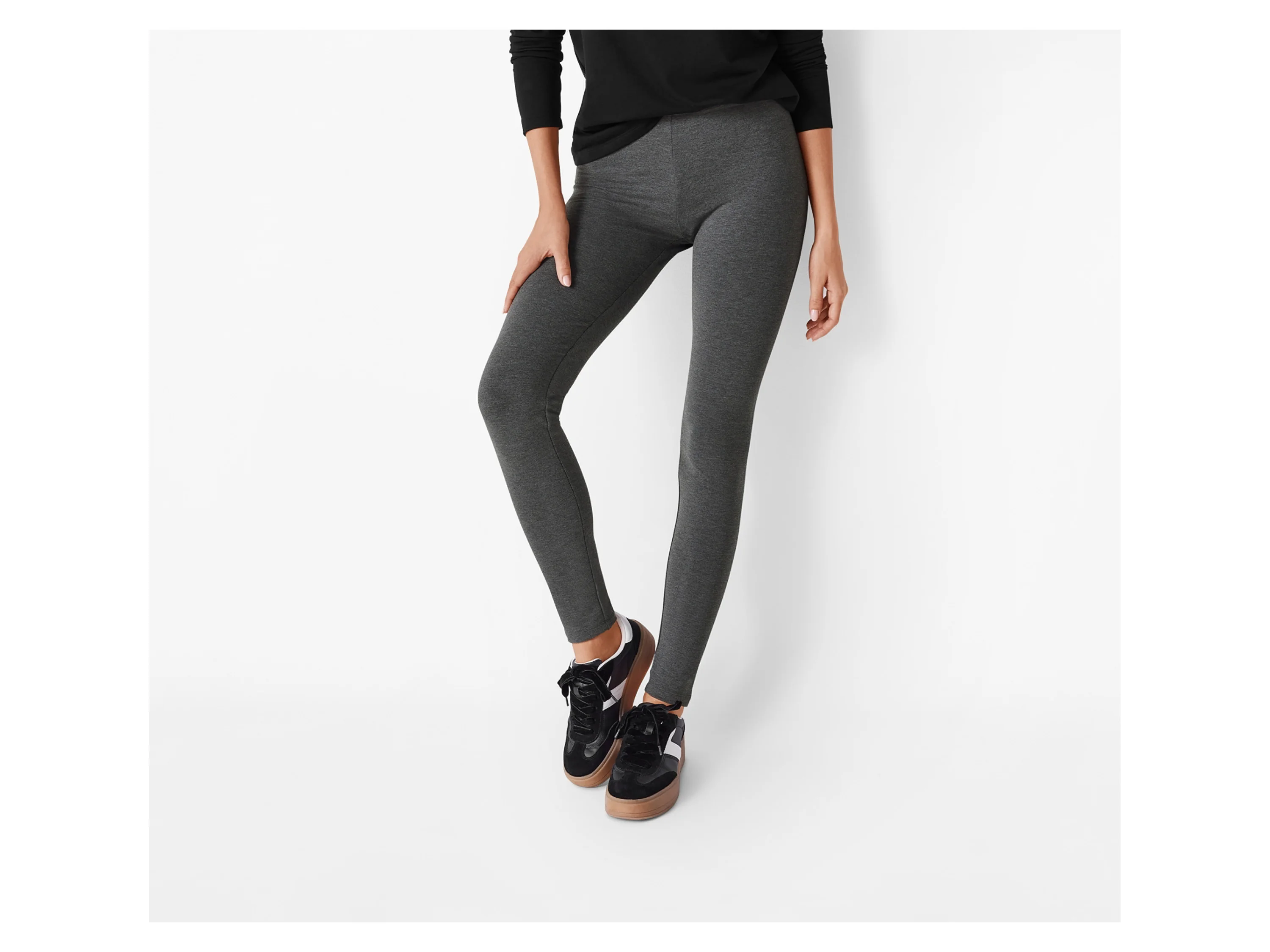 ESMARA® Damen Thermo-Leggings (Grau, XS(32/34)) – Bild 2 von 4