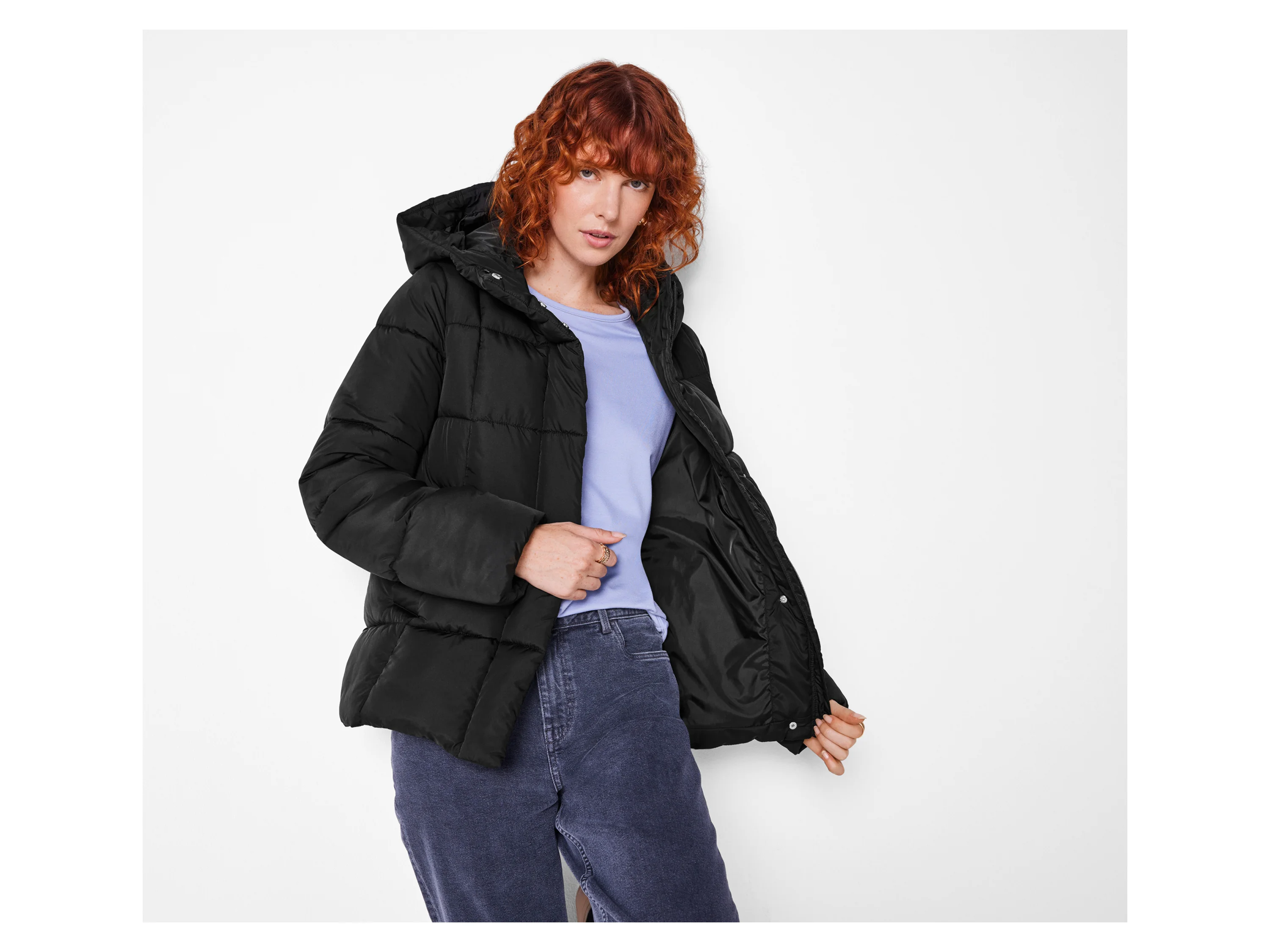 ESMARA® Damen Thermo-Steppjacke (Schwarz, XL(48/50)) – Bild 2 von 4