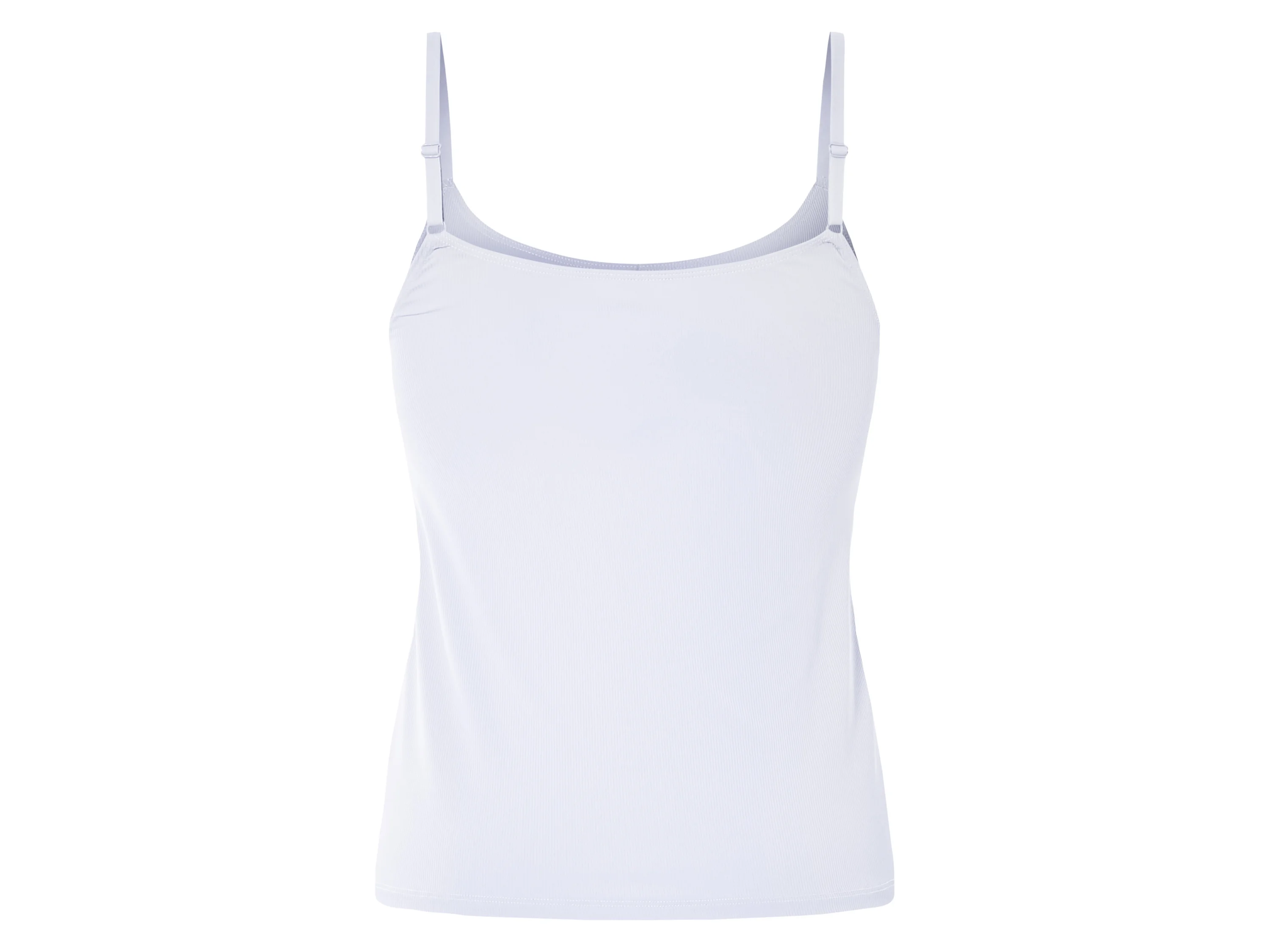 ESMARA® Damen Top, 2 Stück (weiß/beige, L(44/46)) – Bild 3 von 4