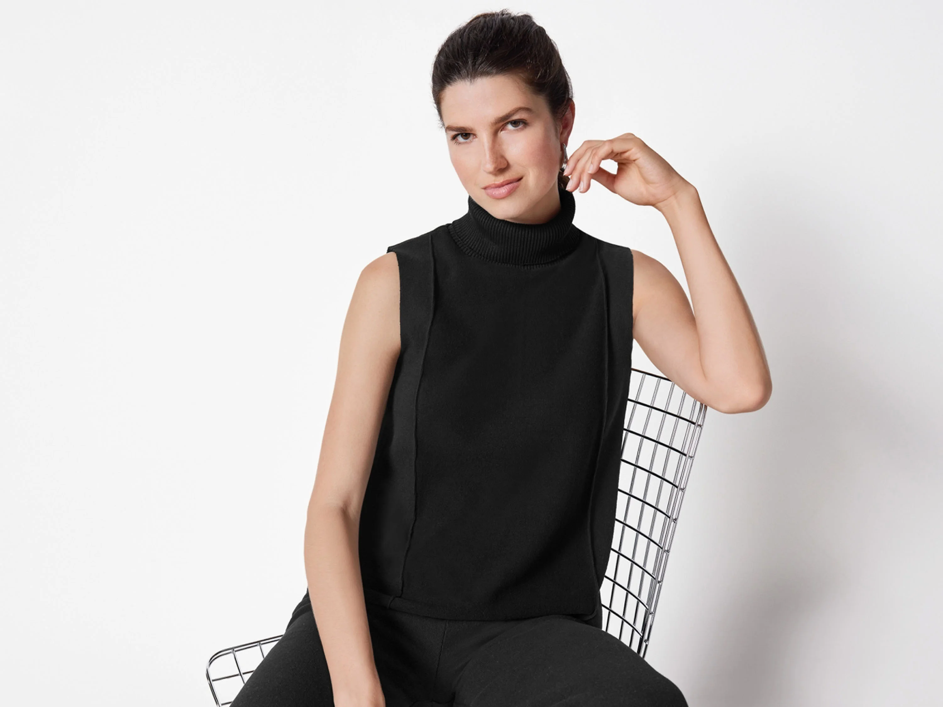 ESMARA® Damen Top Loungewear (Schwarz, M(40/42)) – Bild 2 von 3