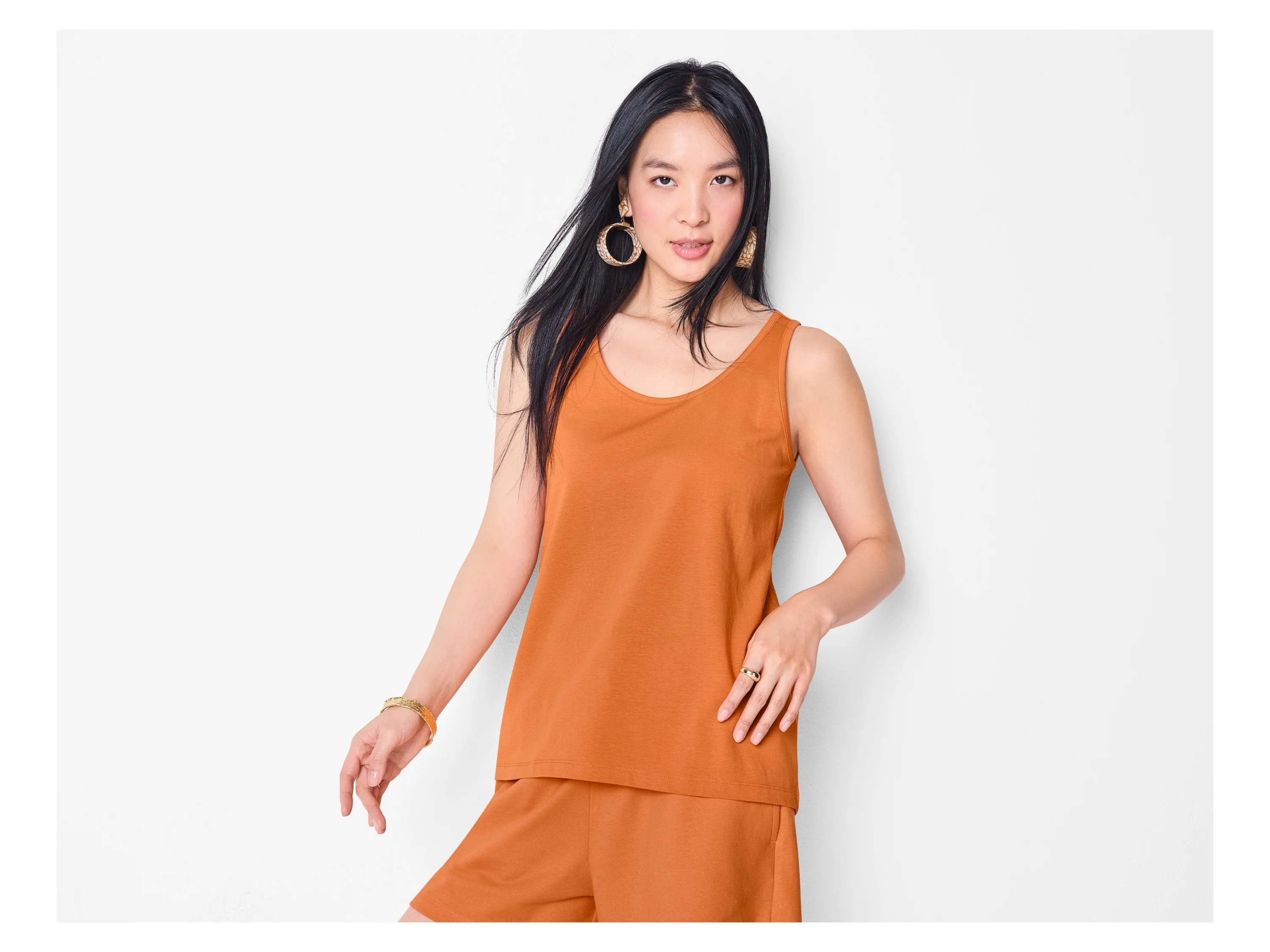 ESMARA® Damen Top (Orange, S (36/38)) – Bild 2 von 3