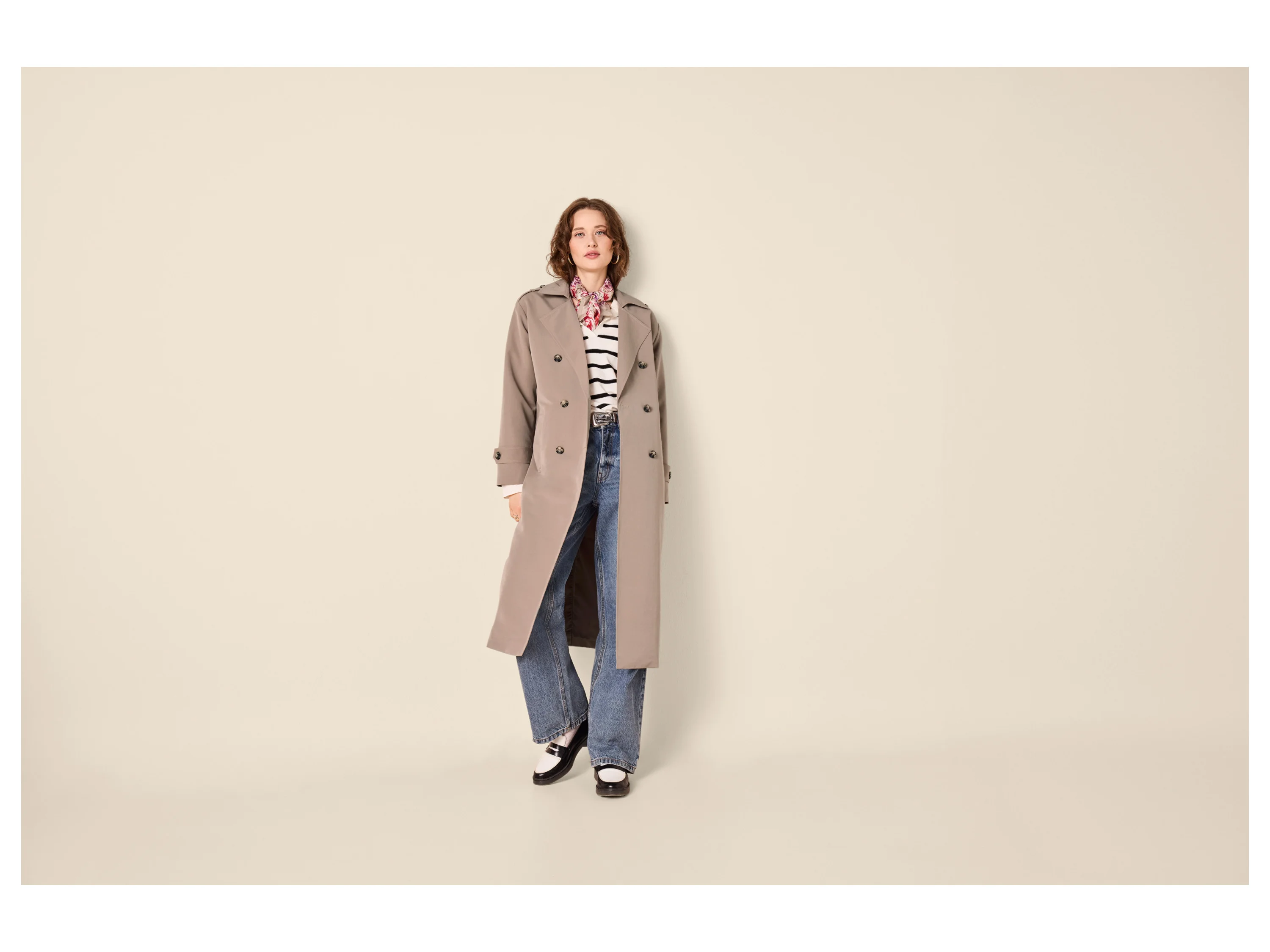 ESMARA® Damen Trenchcoat (Beige, S(36/38)) – Bild 2 von 4