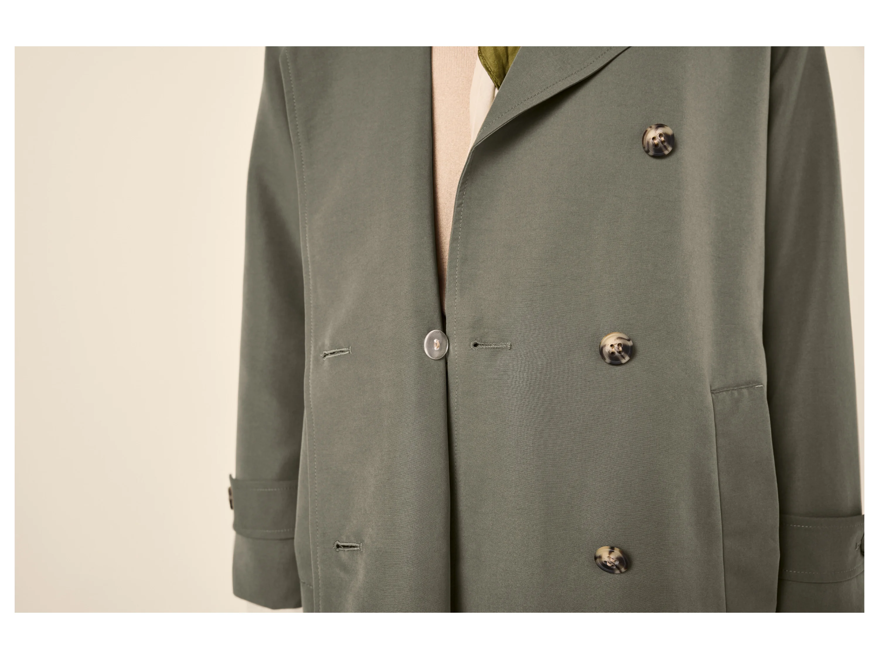 ESMARA® Damen Trenchcoat (Olive, M(40/42)) – Bild 4 von 4