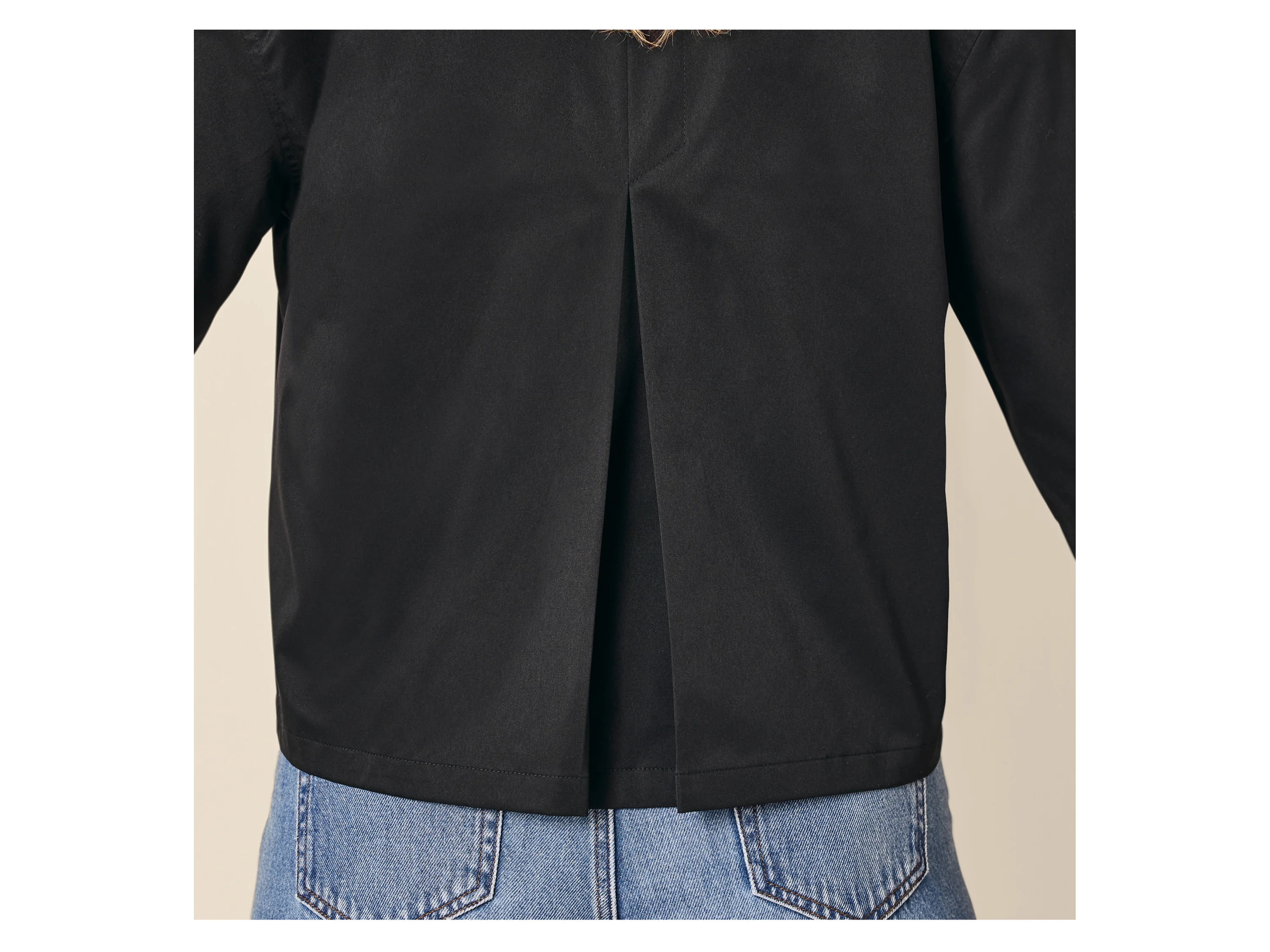 ESMARA® Damen Trenchjacke (Schwarz, 40) – Bild 4 von 4