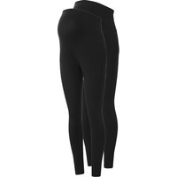 ESMARA® Damen Umstandsleggings, 2 Stück (Schwarz, L(44/46))