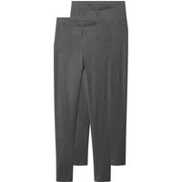 ESMARA® Damen Umstandsleggings, 2 Stück (Grau, XL(48/50))