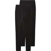 ESMARA® Damen Umstandsleggings, 2 Stück (Schwarz, M(40/42))