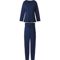 ESMARA® Damen Umstandspyjama (Blau, M(40/42))